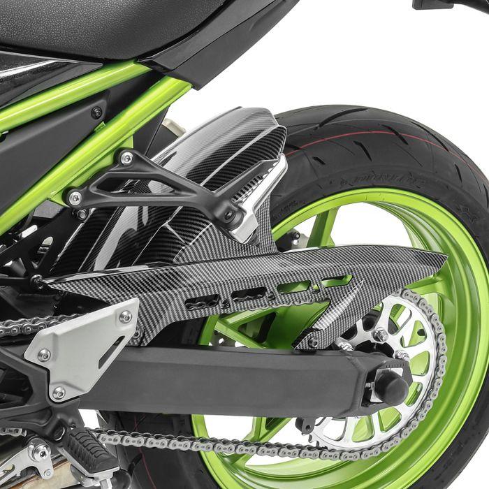 Garde boue arrière / leche roue pour Kawasaki Z 900 17-24 Zaddox Look carbone