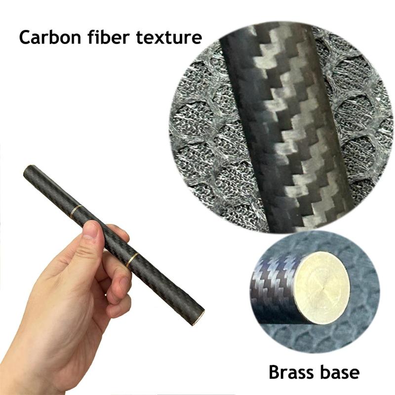Edc Fidget Spinner Fidget Toys Stress Relief For Adults Magnetic Metal Carbon Fiber Three-Section Stick Rotating Creative Gift