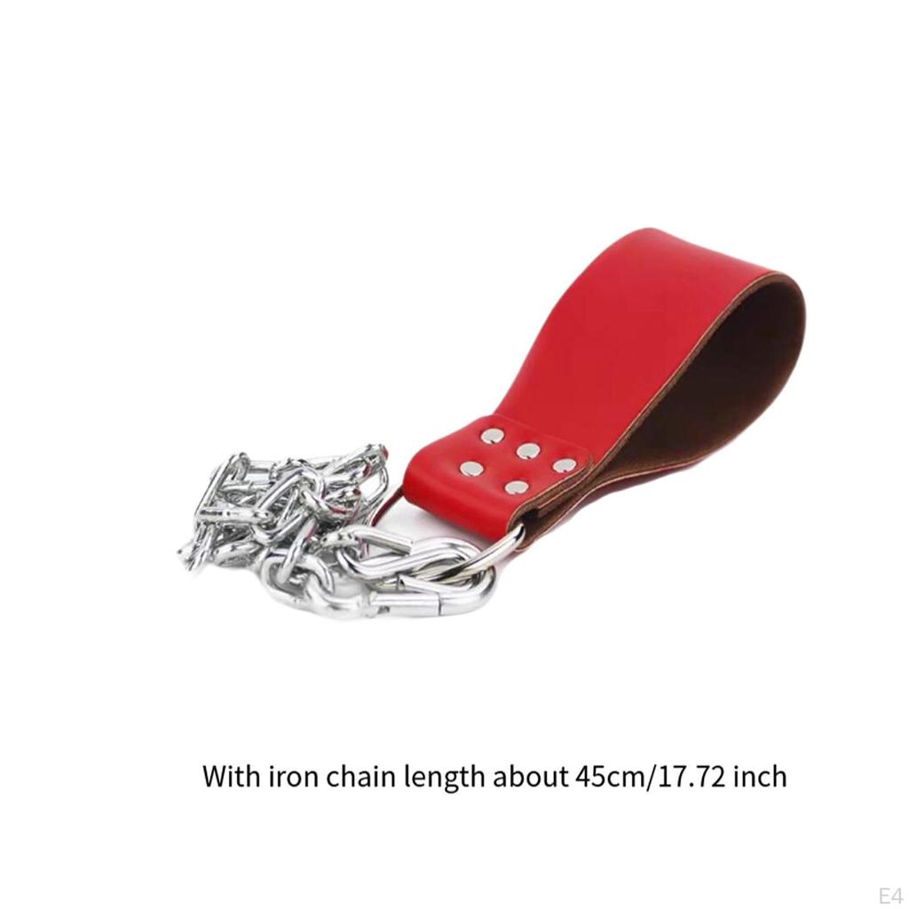 Dumbbell Loading Strap Accessories with Chain Multifunction Dipping Belt Attachment Pullups