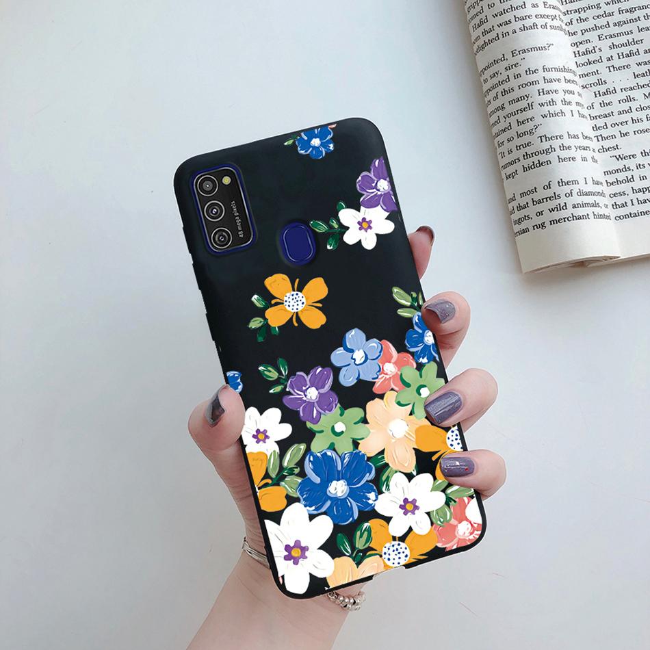Cute Cartoon Case For Samsung Galaxy M51 M31 M21 M31S M21S M30S Case Candy Colorful Anime Painting TPU Silicone Cover Case Funda