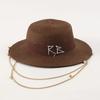 Zomer Strooien Hoeden voor Dames Lint Decoratie Elegante Dames Feestjurk Hoeden Reizen Strand Zon Hoed Chapeau Femme
