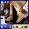 New snow boots women's winter velvet warm women's boots casual short boots versatile retro polished fashion women's shoes