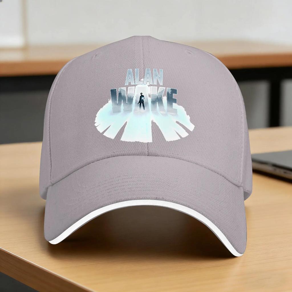 Alan Wake Casual Baseball Cap Summer Trucker Hat Breathable Running Hippie Hip Hop Hats Couple Women Fitted Retro Baseball Caps