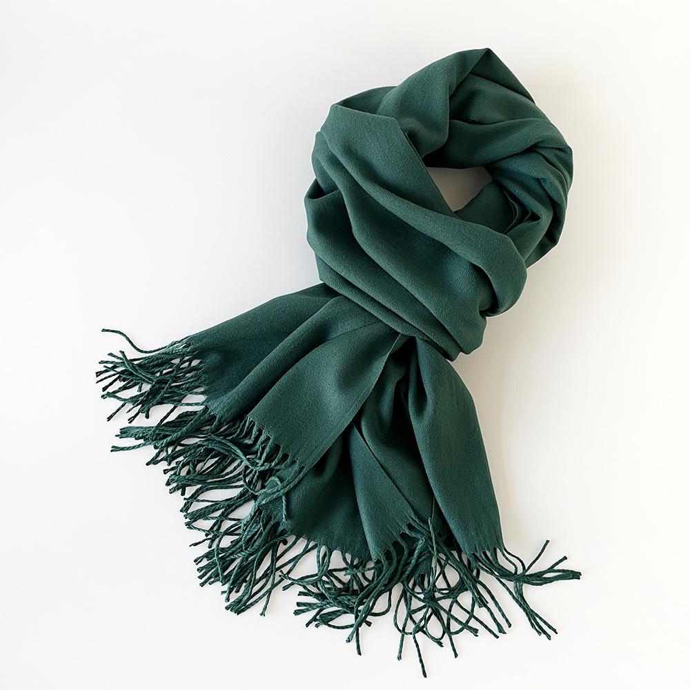 Multi-color imitation cashmere shawl scarf high-end fashion order versatile warm scarf women
