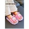 Children's slippers for girls in summer, cute cartoon indoor non-slip soft-soled slippers for girls, suitable for outdoor wear, parent-child matching