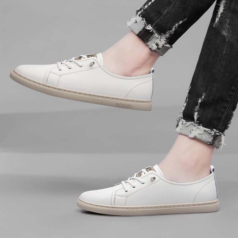 Fashion Casual Men's Shoes Comfortable High-quality Design Style Fashion Party Daily Quality Young People's Black and White Shoes
