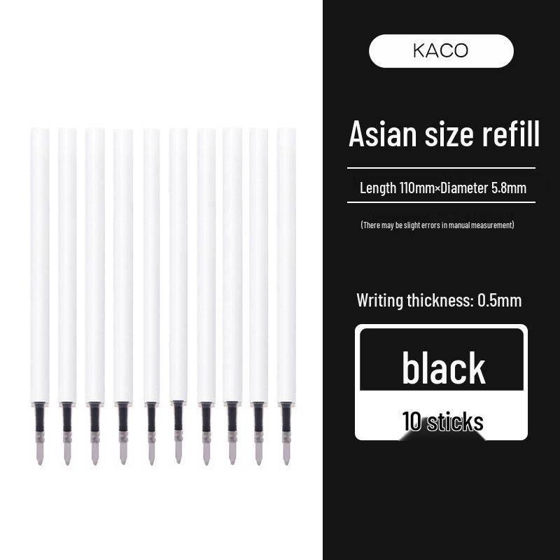 Shuyuan Black Gel Pen - Push-Button, Student Use, Minimalist Design, Candy-Colored Silicone Barrel.