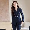 2024 Women's Gray Autumn/Winter Professional Casual Suit Jacket