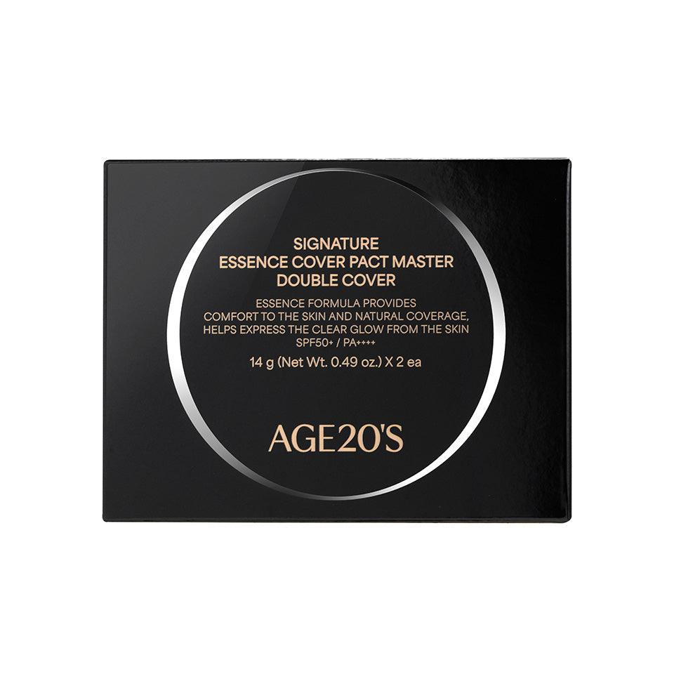 Age 20's Signature Essence Cover Pact Maître Double Couverture 23 SPF50+ PA++++ 14g x 2 pcs