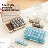 Travel Portable Multi-compartment Medicine Dispensing Box