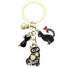 Cute Cats Pet Charm Keychain Chic Cats Figure Bag Hanging Decoration Charm Multipurpose Key Chain Adornment