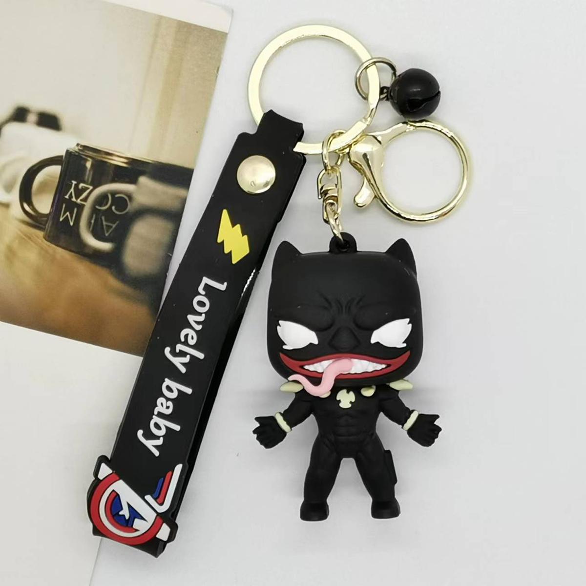 

Venom keychain Venom children s backpack, keys toy antistress 6 cm 6 чорний