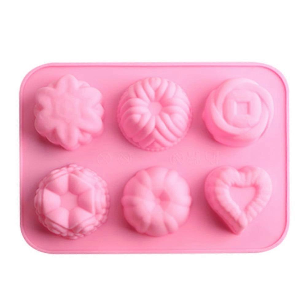 Flowers Star Love Silicone Cake Mold Muffin Chocolate Cookie Baking Mould Decor Home Essentials