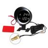 2 In 1 Car Truck Voltmeter Water Temperature Gauge Meter Digital Gauge