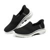 Skechers Go Walk 7 Versatile Comfortable Shock Absorbing Low Top Casual Shoes Women Sneakers Black 125258-BKW