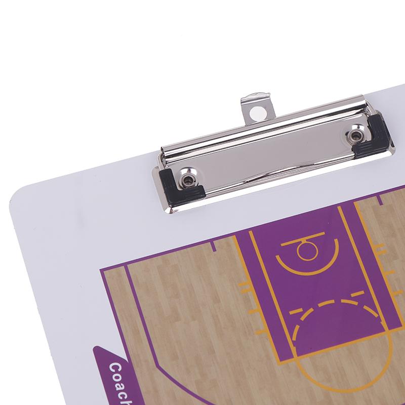 Basketball Coaching Boards Portable Basketball Training Coach Guidance Erasable Whiteboard Rewritable Referees Gear Tactic Board