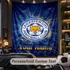 TapestryLeicester City Custom Name Text Personalized Wall Hanging Tapestry Home Wall Decor