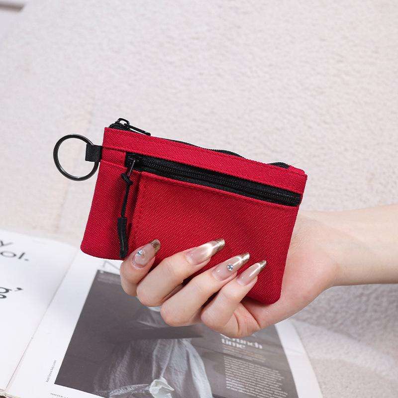 Oxford Cloth Coin Purse New Fashion Large Capacity Simple Multifunctional Coin Bag Daily Versatile Pendant Small Square Bag