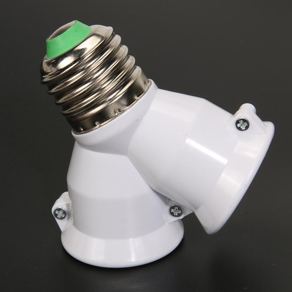 1-10PCS E27 Conversion Head Bulb Socket 2 in 1 lamp Holder Extender Distributor Converter Plug Light Base for LED Bulb Splitter
