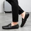 New Arrival Leather Men Loafers Fashion Handmade Moccasins Soft Leather Slip On Flats Soft-Soled Man Boat Footwear Driving Shoes