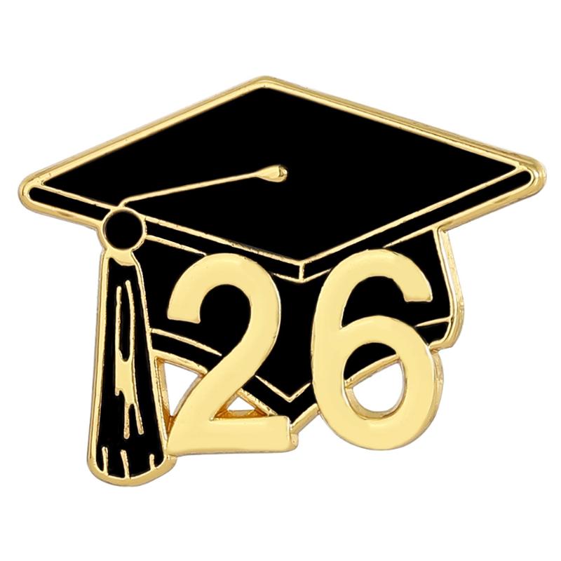 

2026 Graduation Souvenir Brooches Bachelor S Hat Book Badge Fashion Personalized Gift For Graduation Party Students Teachers A16