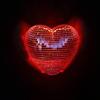 Valentines Day Inlaid Glass Heart Shape Discos Ball Nightlight LED Table Lamp Romantics Home Decoration Craft Gift