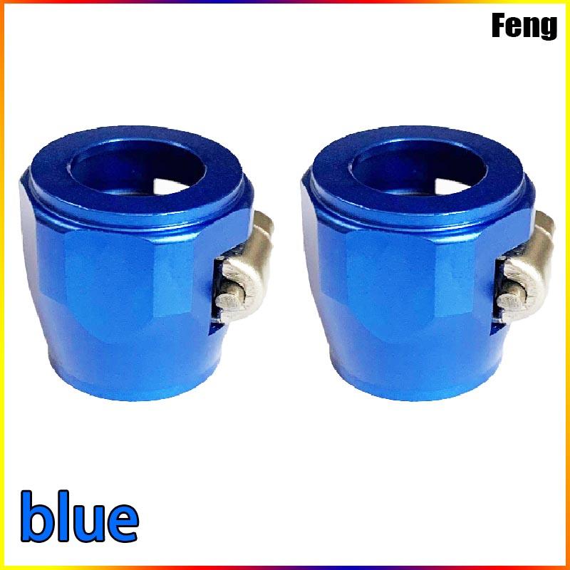 2PCS Metal Car End Oil Fuel Hose Clamp  AN4 AN6 AN8 AN10 AN12 End Fuel Pipe Clip Oil Water Tube Hose Fittings Auto Parts Refit