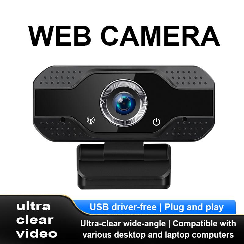 

HD USB Webcam for Desktop & Laptop: No Driver Needed for Online Classes & Video Conferencing