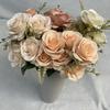 Artificial Rose Flower Greenery For Home Interior And Party Decoration Applications