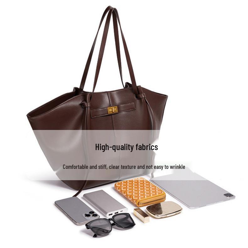 Women's High-End Large Capacity Commuting Tote Handbag