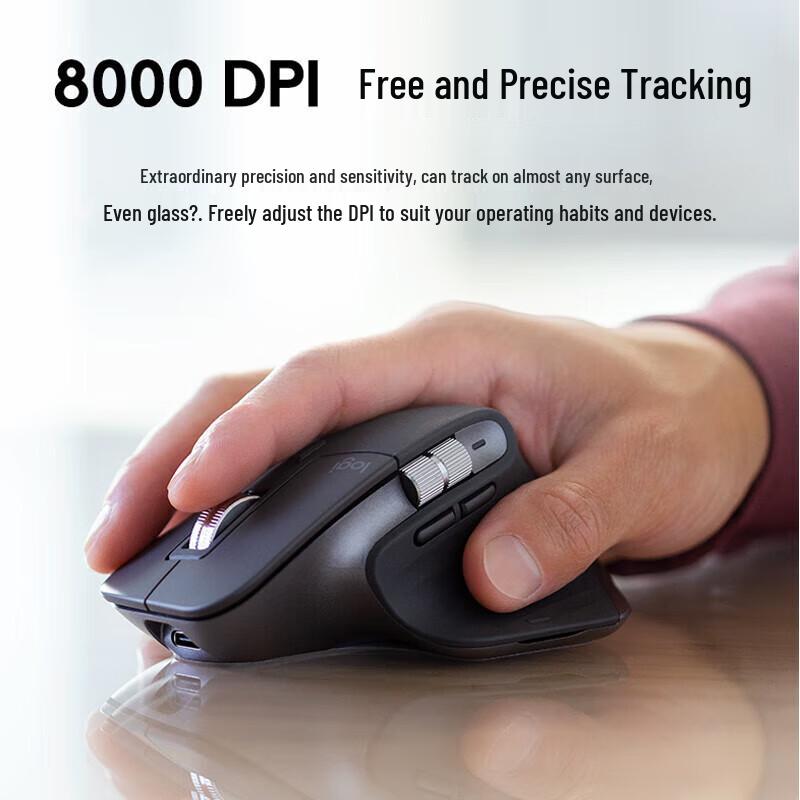 Logitech MX Master 3S Wireless Bluetooth Silent Mouse