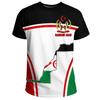 New Arab Emirates Flag Grapic T Shirts Jersey Men's Sports Tees Street Oversized Tops Unisex Casual Short Sleeve Loose T-shirt