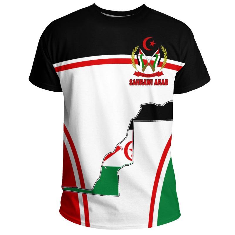 New Arab Emirates Flag Grapic T Shirts Jersey Men's Sports Tees Street Oversized Tops Unisex Casual Short Sleeve Loose T-shirt