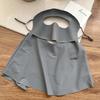 UPF 50+ Ice Silk Face Cover Summer Neck Wrap Cover Sunshade Full-Face Sunscreen Veil  Cycling