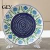Garlic Mincer Ceramic Grinder Plate Bowl, Manual Ginger Fruit Zester Grater Herb And Dish, All-in-One Prep Mixing Serving Tray, Modern Minimalist