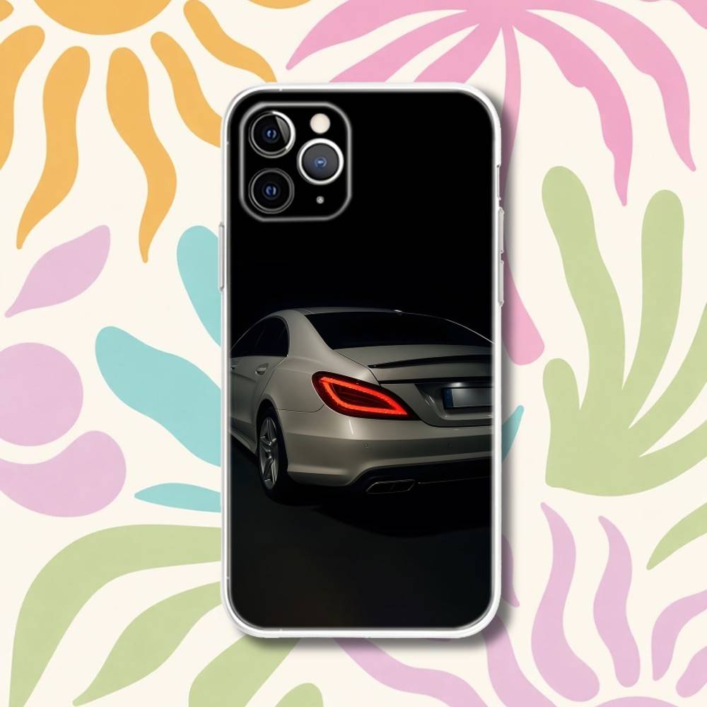 C-Cls 63 AMG Car Phone Case For iPhone 17,16e,16,15,14,13,12,11 Mini Pro Max X,XR,XSMAX 8, Air Plus Transparent Soft