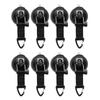Vacuum Suction Cup Car Tent Buckle with Glass Hook, Lightweight Camping Bracket for Hiking and Climbing