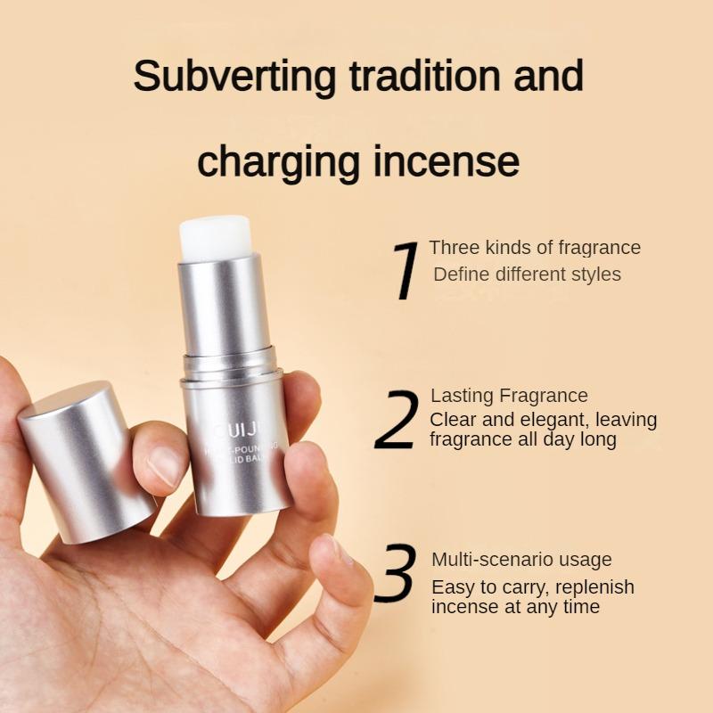 Solid Balm for Men and Women, Light Fragrance, Long-lasting Fragrance, Natural Fresh Perfume, Portable Deodorant