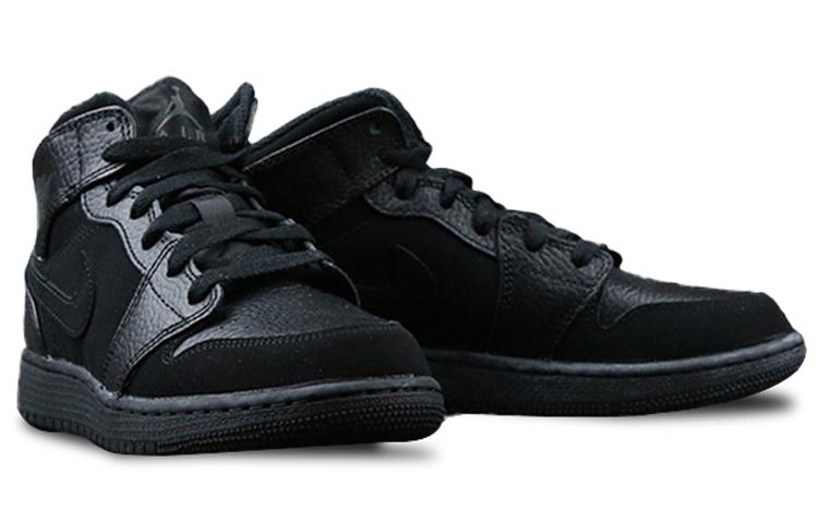 Jordan 1 Mid Retro Bright Black 554725-064