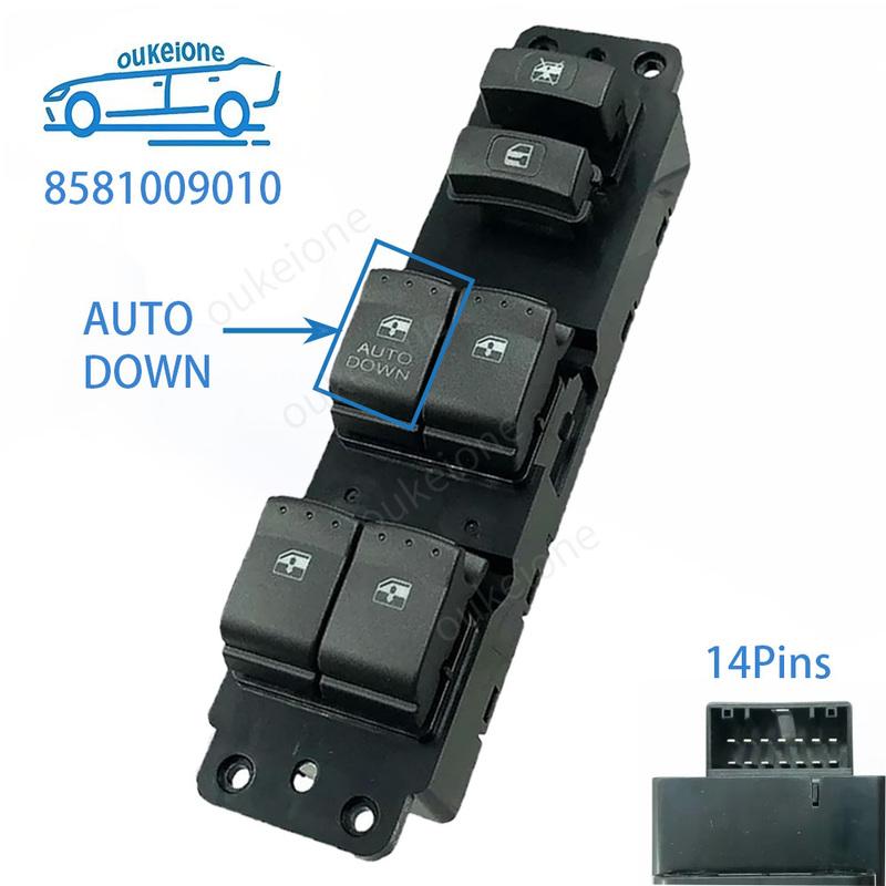 

Для Ssangyong ACTYON KYRON 2007 2008 2009 Автомобільний Передній Лівий Бік Електричний Кнопка Керування Склопідйомником 8581009010