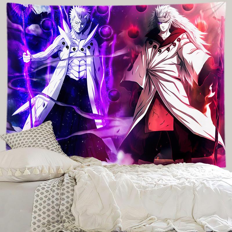 Anime Background Cloth Bedroom Decoration Cloth Living Room Hanging Cloth Printed Wall Cloth Hanging Blanket