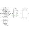 24TE 10Amp 250V Inlet Module Plugs Male Power Outlet with Fuses Switches  Switches Power Outlet Inlet Module Plugs Easy to Use