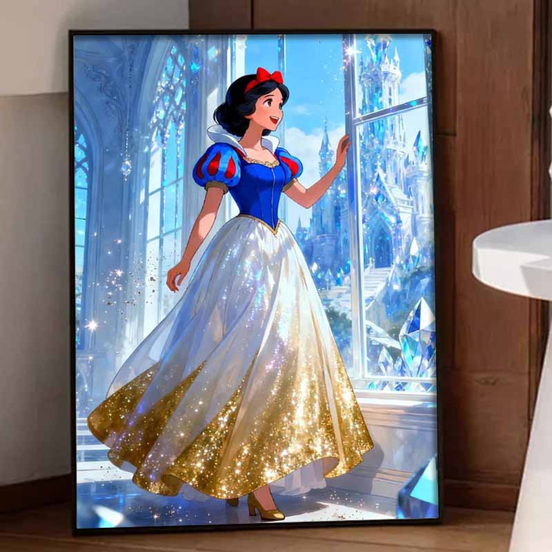 Disney Diamond Painting Kit Snow White 5D Diamond Art Home Decor Creative Handmade Gift