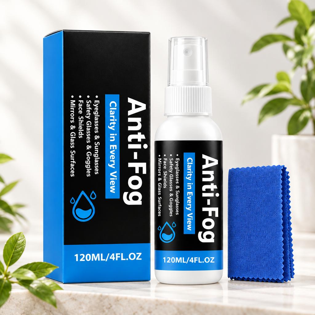 Anti Fog Spray Glass Defogger Quick Clear Mist Multi Surface Easy Wipe Anti Fogging Agent for Car Windows Glasses Helmets