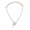 IngeSight.Z Minimalism Retro Adjustable Rope Chain Necklace for Women Creative Pony Pendant Choker Necklace Fashion  Jewelry New