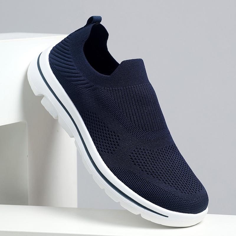 Outdoor Slip on Men's Casual Shoes Comfortable Walking Sneakers Breathable Lightweight Athletic Jogging Sport Shoes Hikihg Shoes