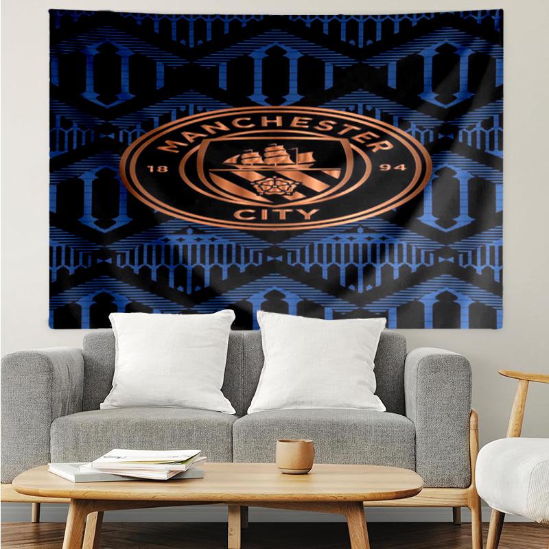 City Football Club Printed Printed Tapestry, for Bedroom,Livingroom, dormitory, Large Wall Decor, Fabric Decor Fan Birthday Gifts