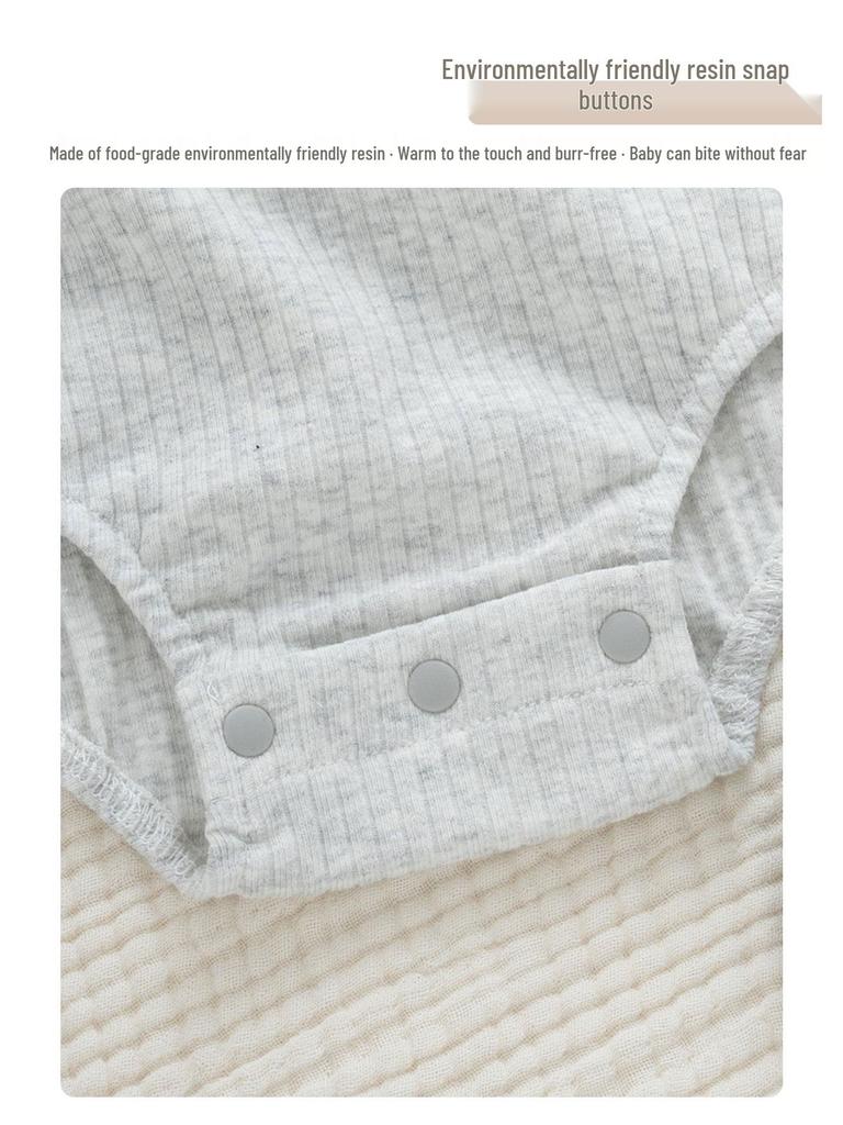 Stylish Baby Bodysuit Set: Spring, Autumn, Winter - 100 Days Outfit for Newborn Girls and Boys