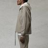 Fear of God Essentials High Collar Half-Zip Windbreaker with Drop Shoulders Unisex Windbreaker Cement FOG-FW20-359