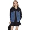 Elle Commuter Minimalist Fashion Denim Jacket Women jackets Denim-Blue EF35477